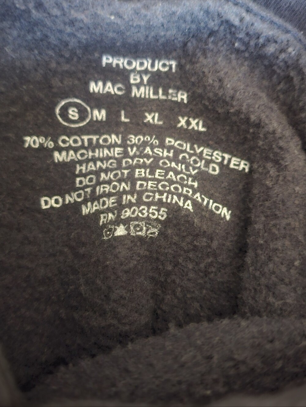 Mac Miller Black Swimming Heavyweight Hoodie - Picture 5 of 5